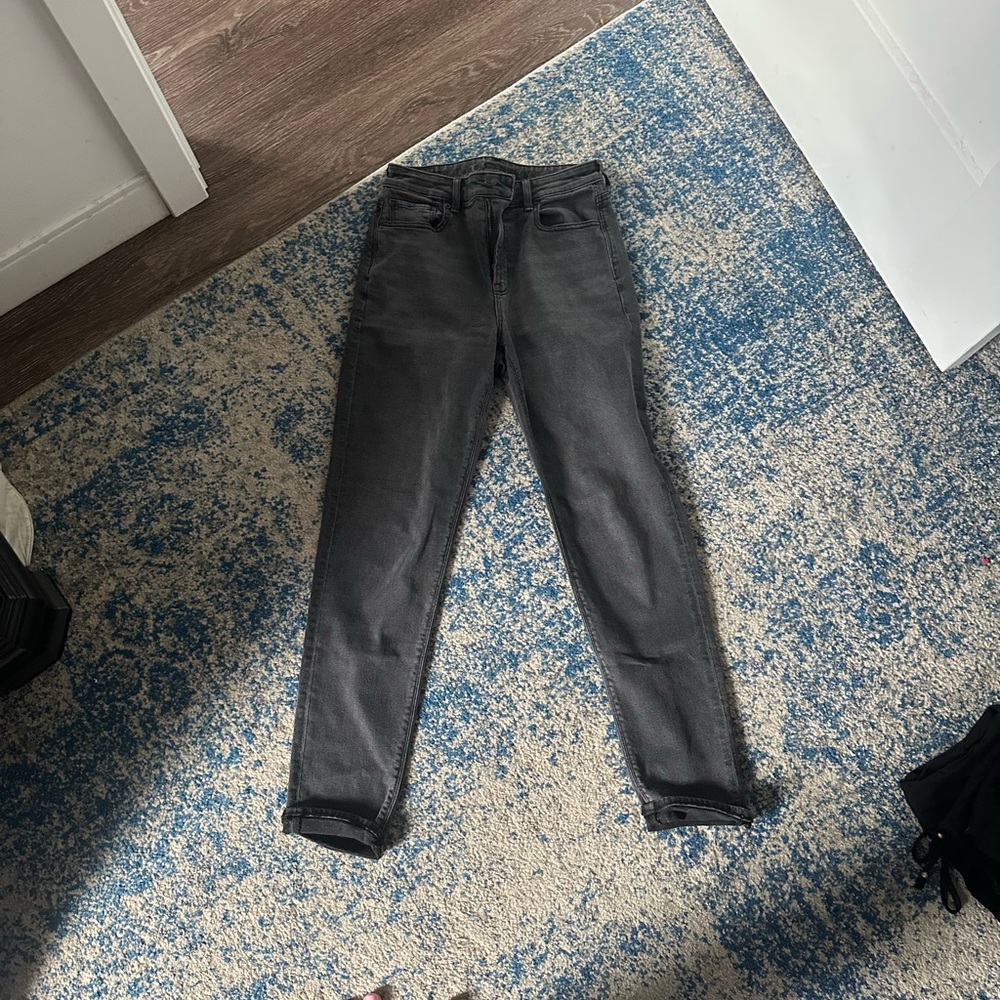 American Eagle Outfitters Dark Gray Stretch Jeans